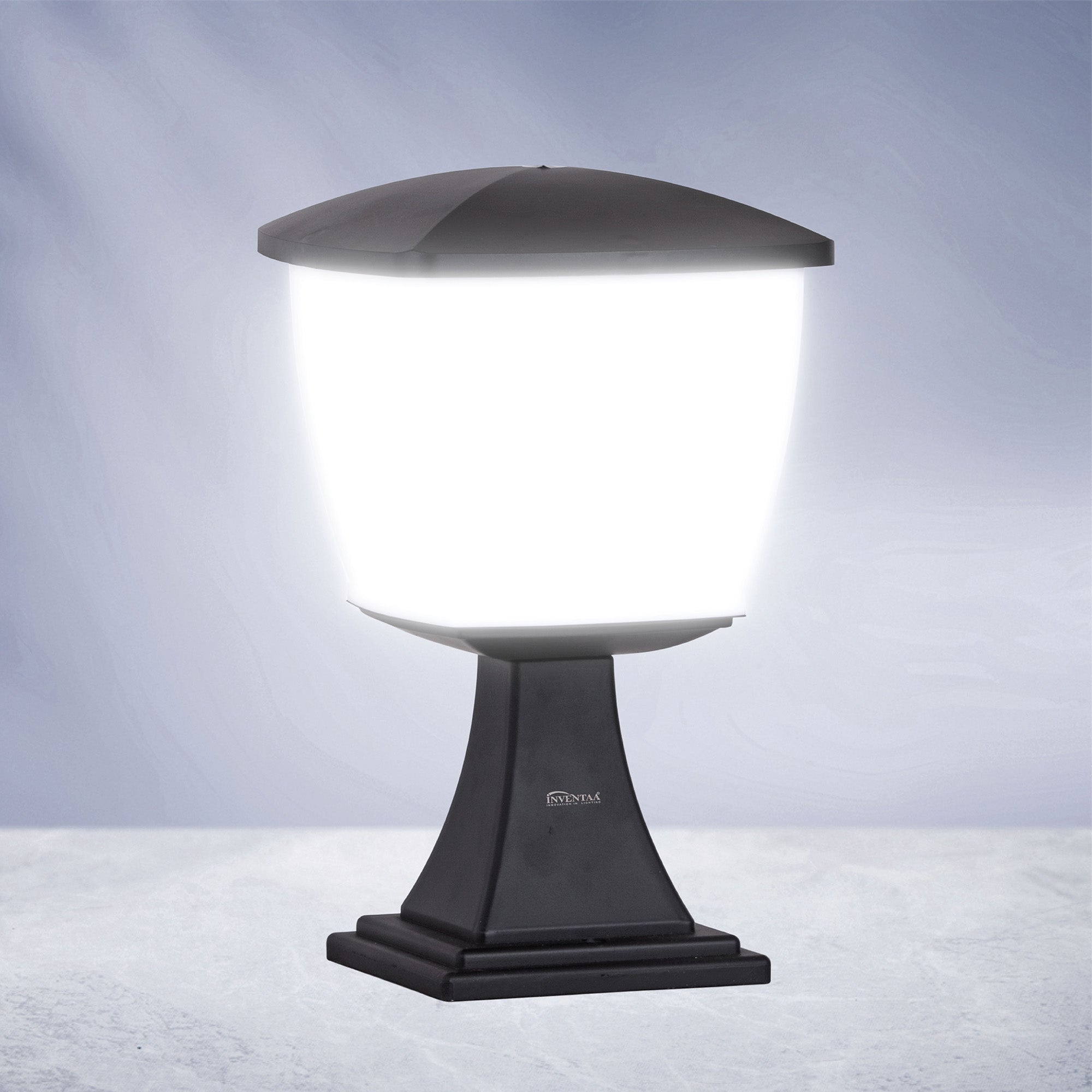 Glasis Black White LED Gate Light Cool White #color_black white