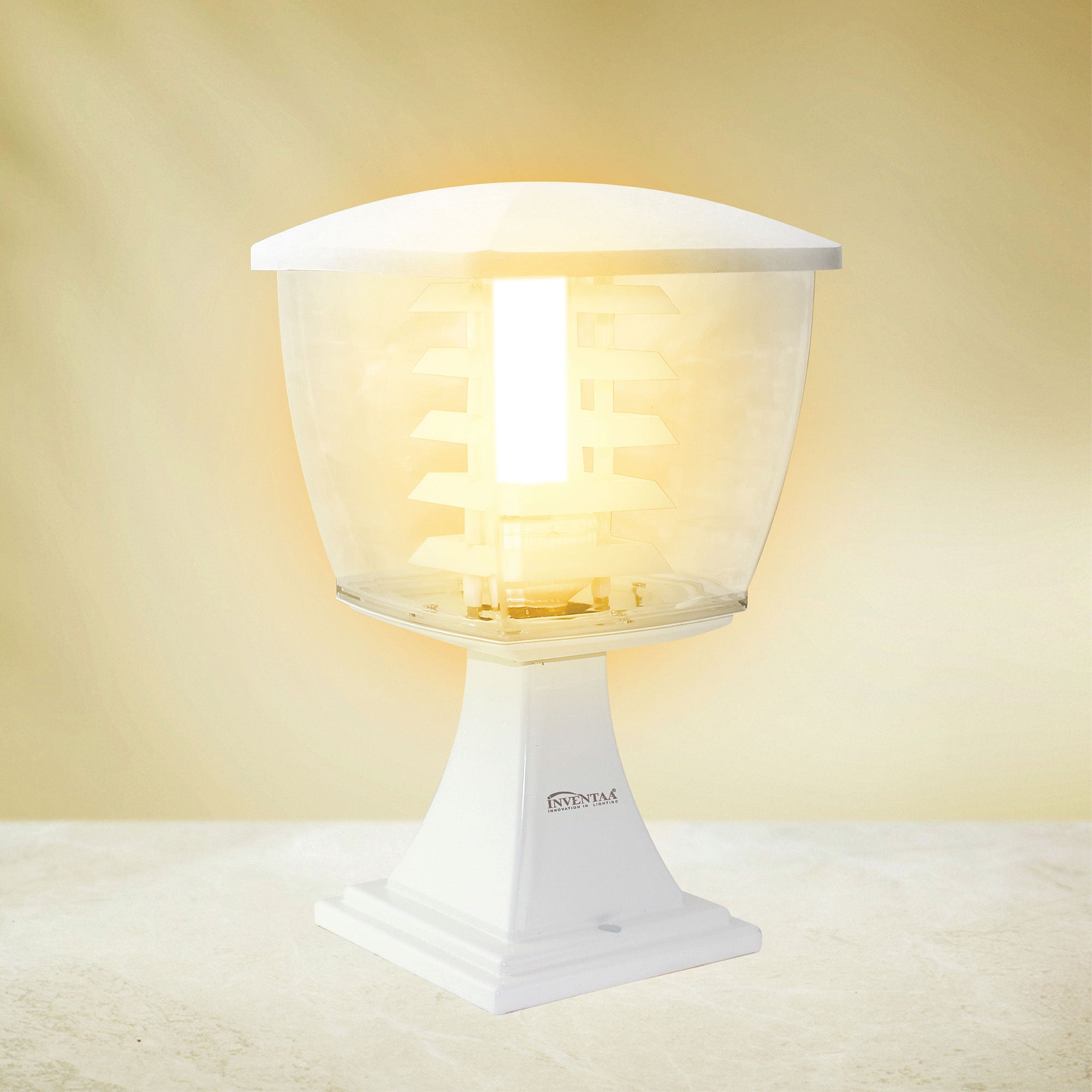 Glasis White Clear LED Gate Light Warm White #color_white trio luv clear