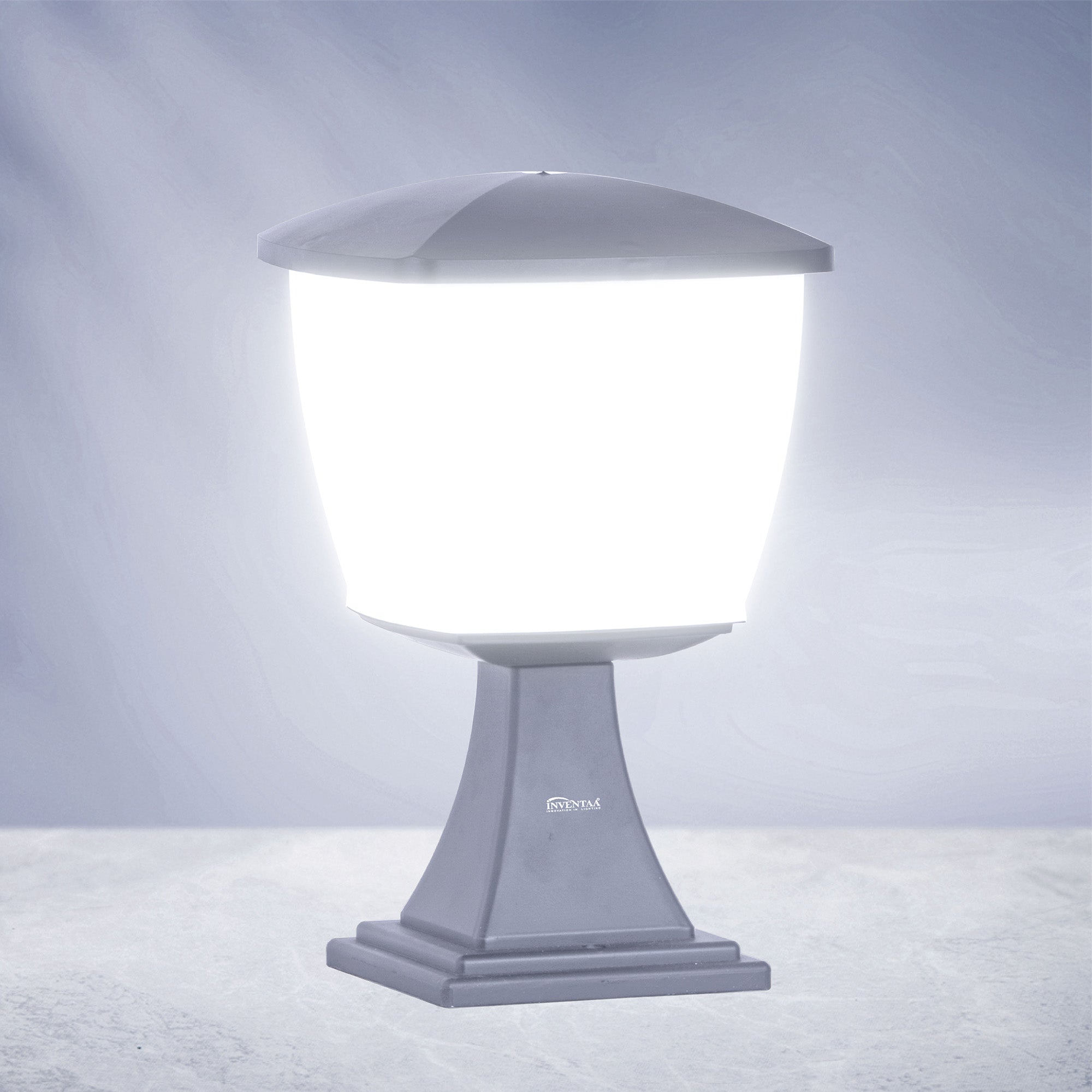 Glasis Grey White LED Gate Light Cool White #color_grey white