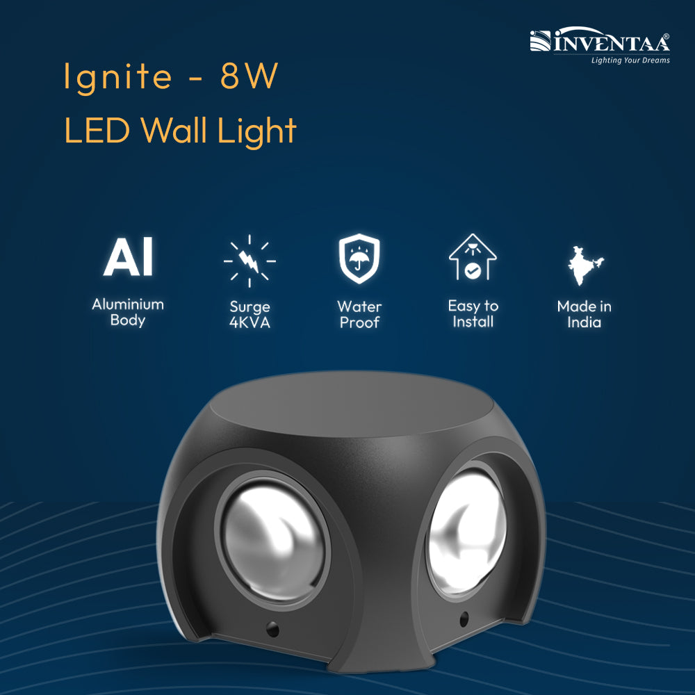 Ignite LED Wall Light for Home Use