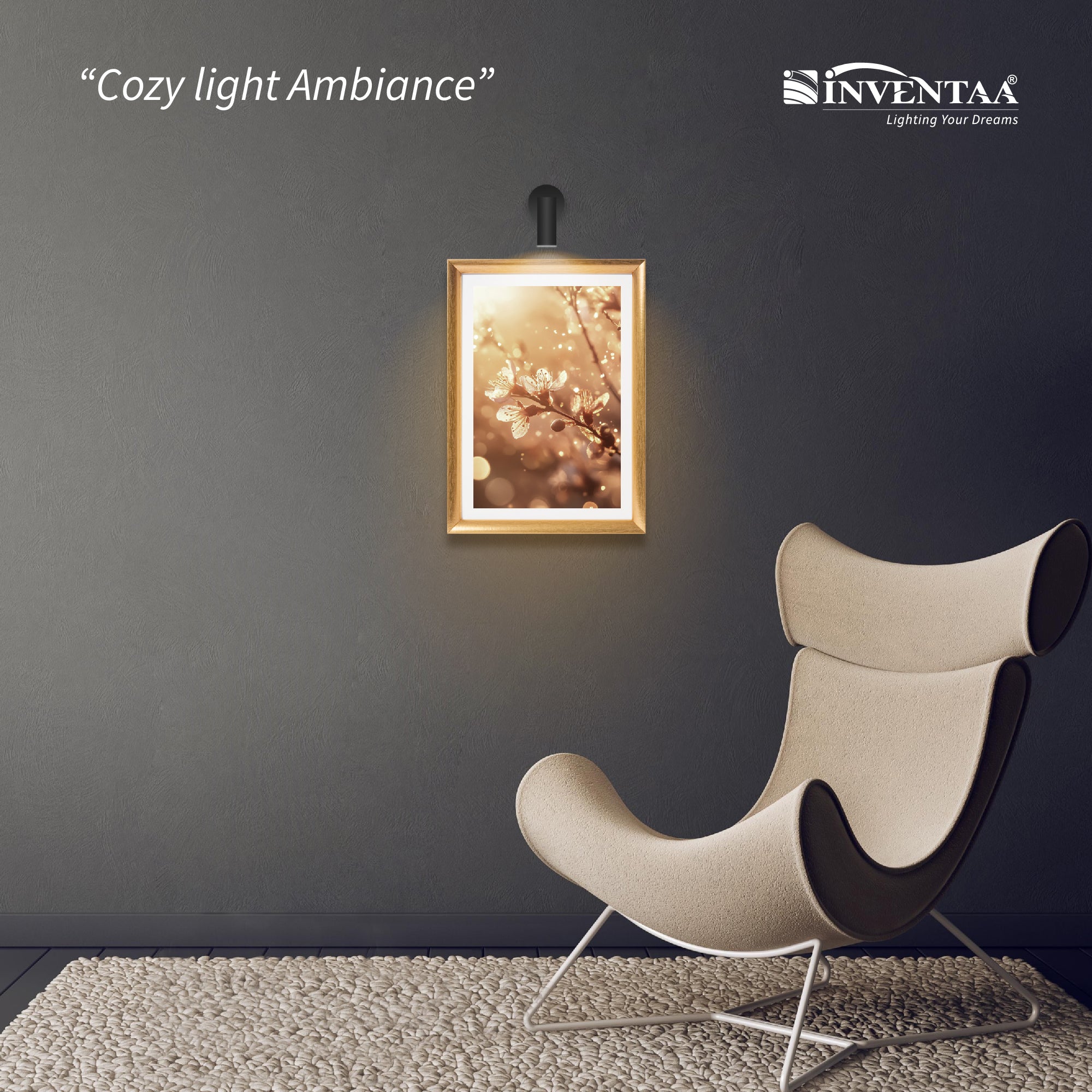 Oxana Photo COB Wall Light Installed For Photo Lighting