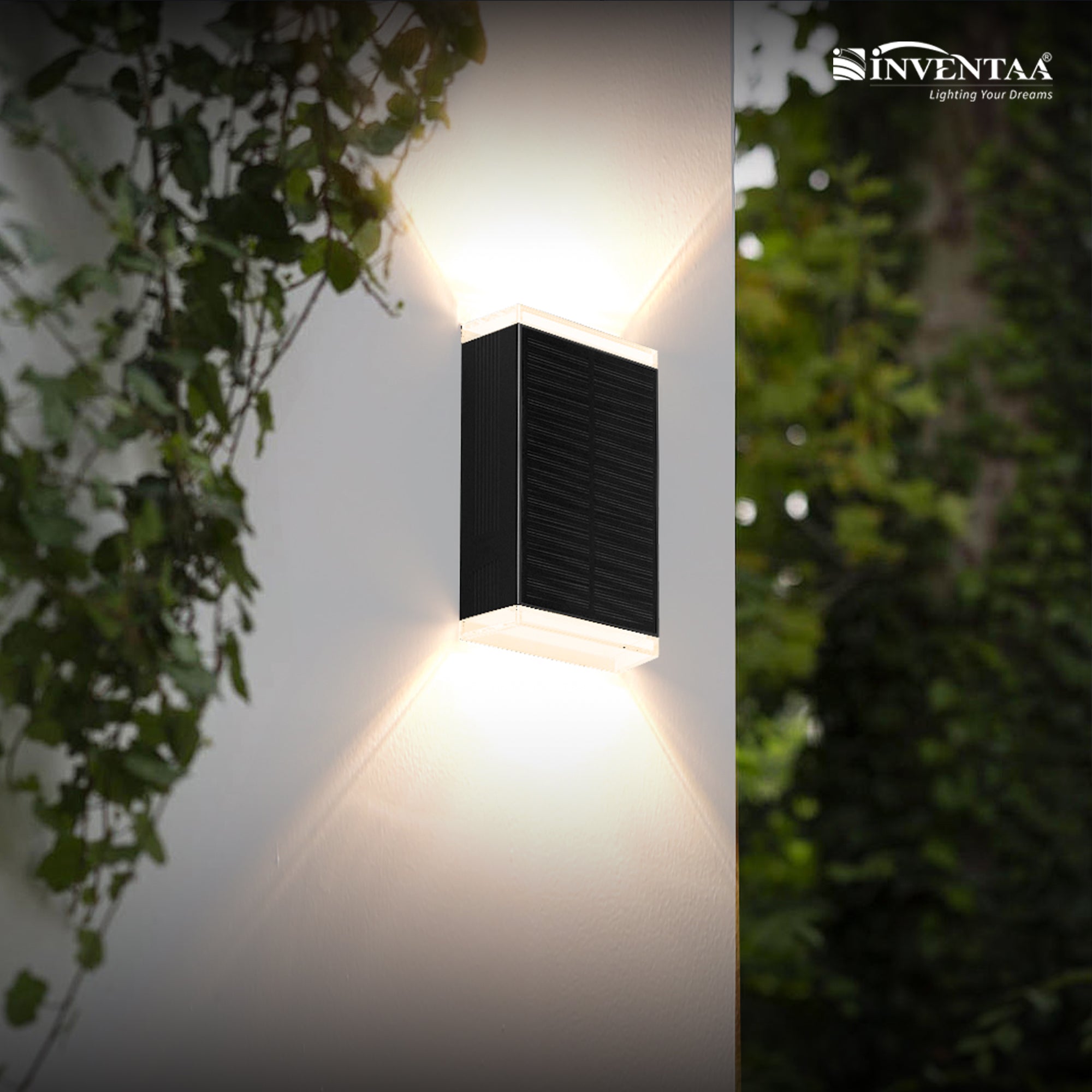 Nyla Solar LED Outdoor Wall Light