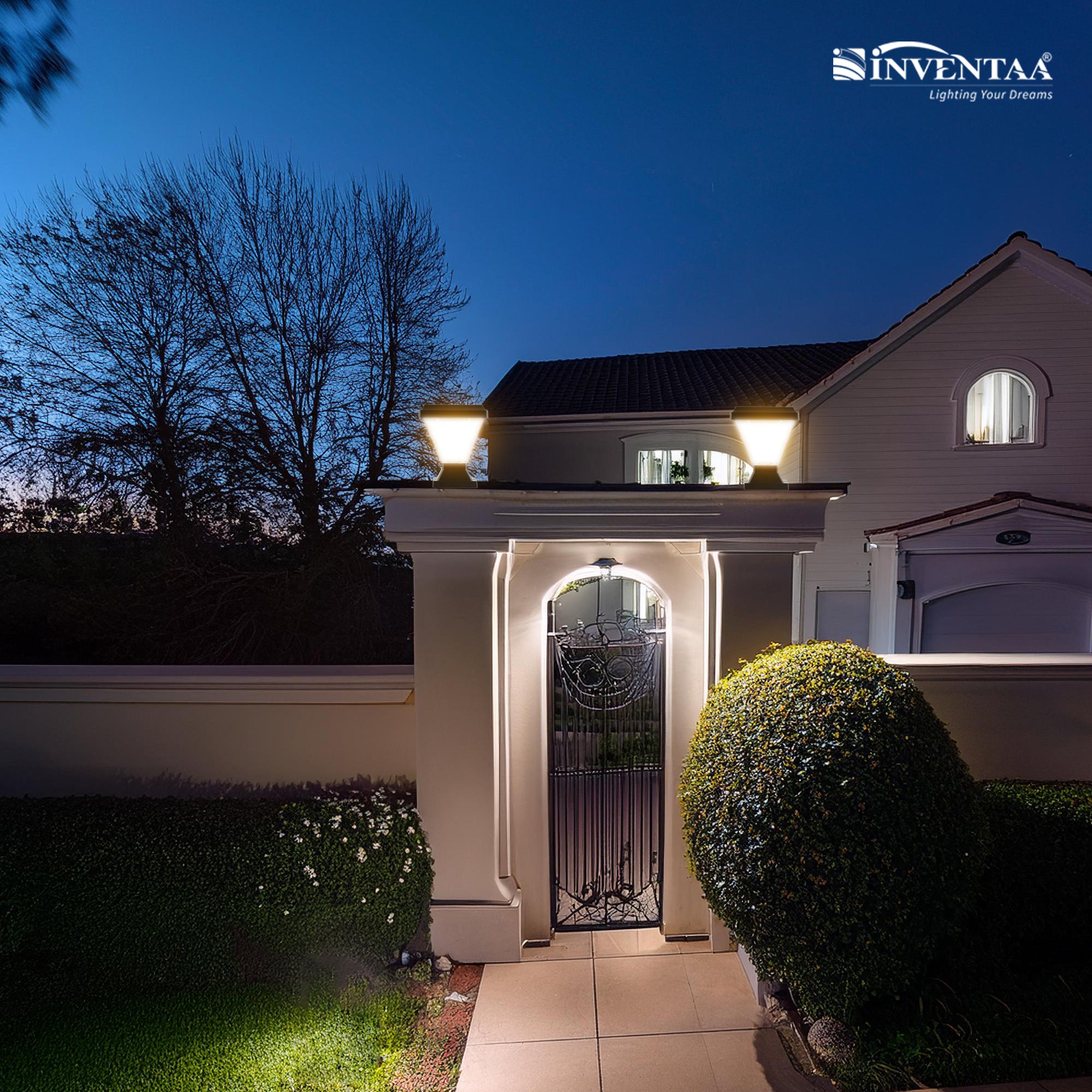 Chiti Solar LED Outdoor Gate Light
