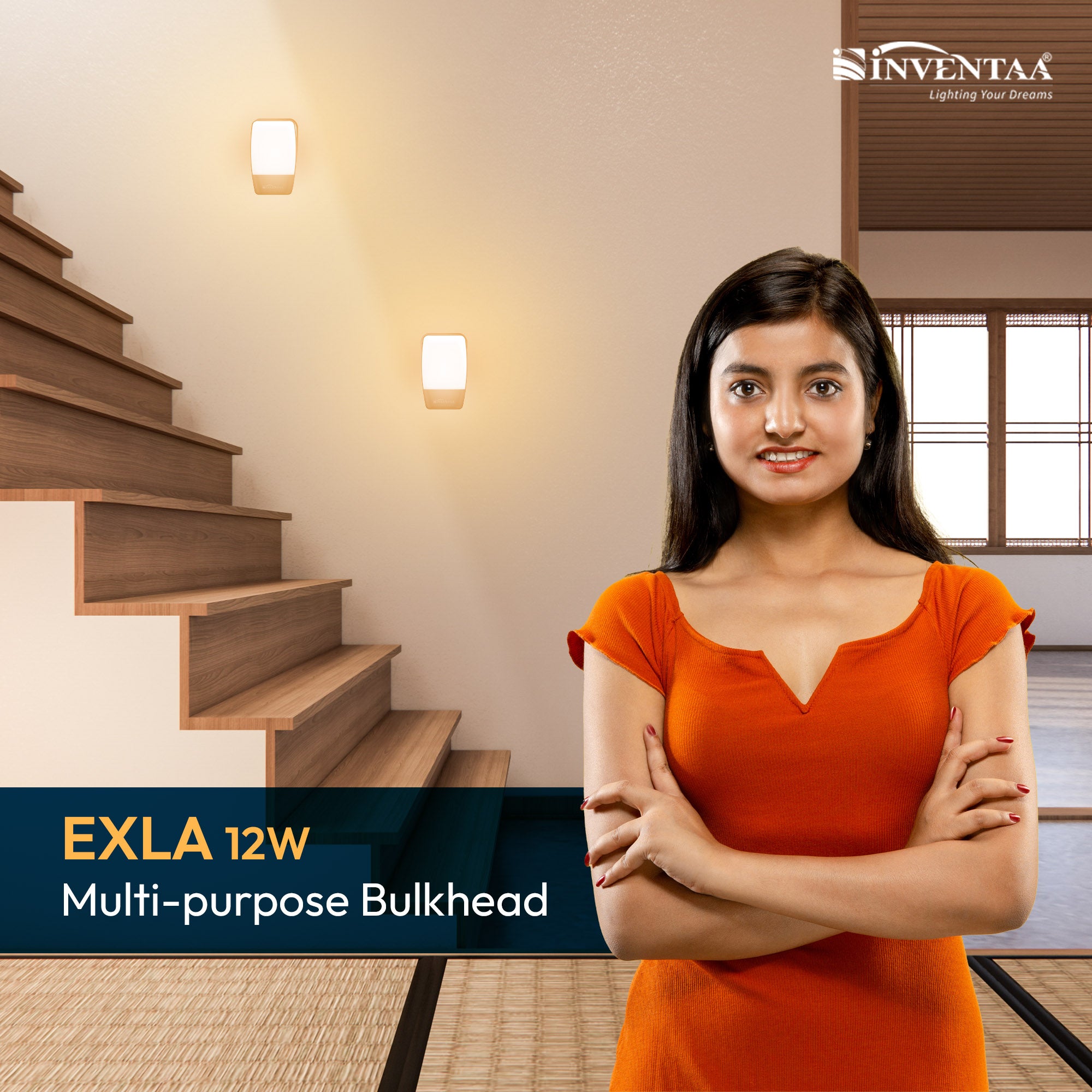 Exla Motion Sensor Bulkhead LED Light