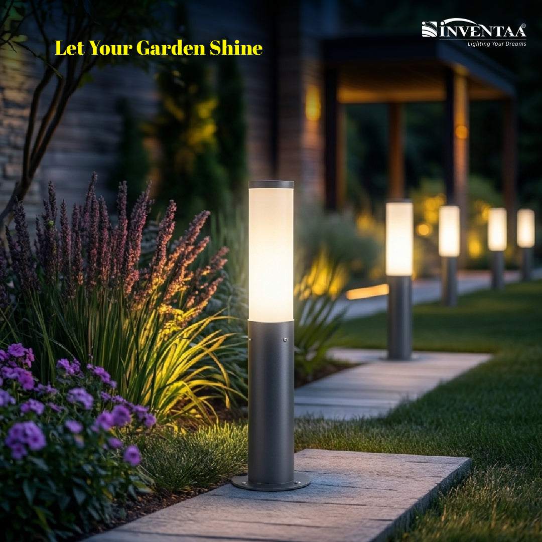 Reva LED Garden Bollard Outdoor Light ? Waterproof Aluminium Bollard Lights