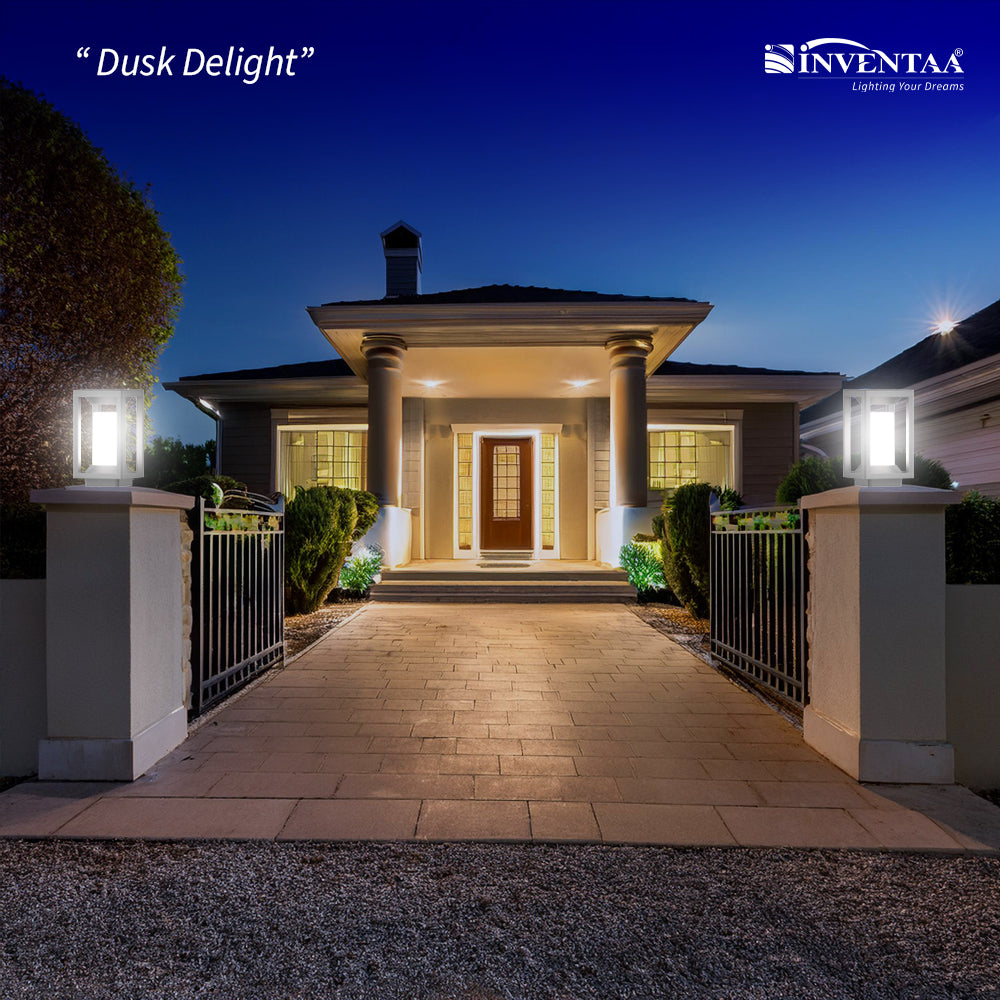 Artoo 24W LED Gate Lights for Gate Pillars with Lights - Outdoor Gate Light