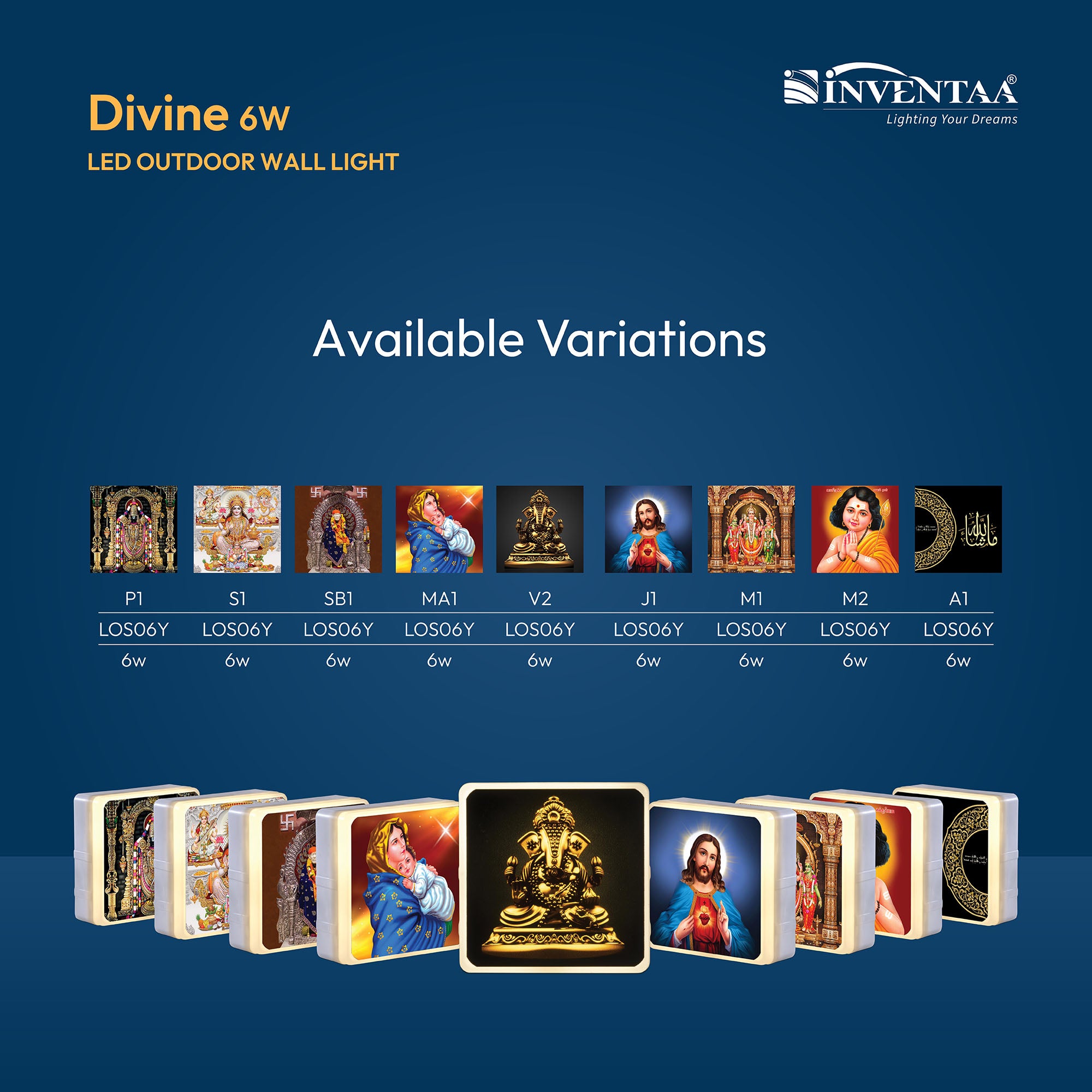 Mery Matha 6W LED Divine Light Fixture