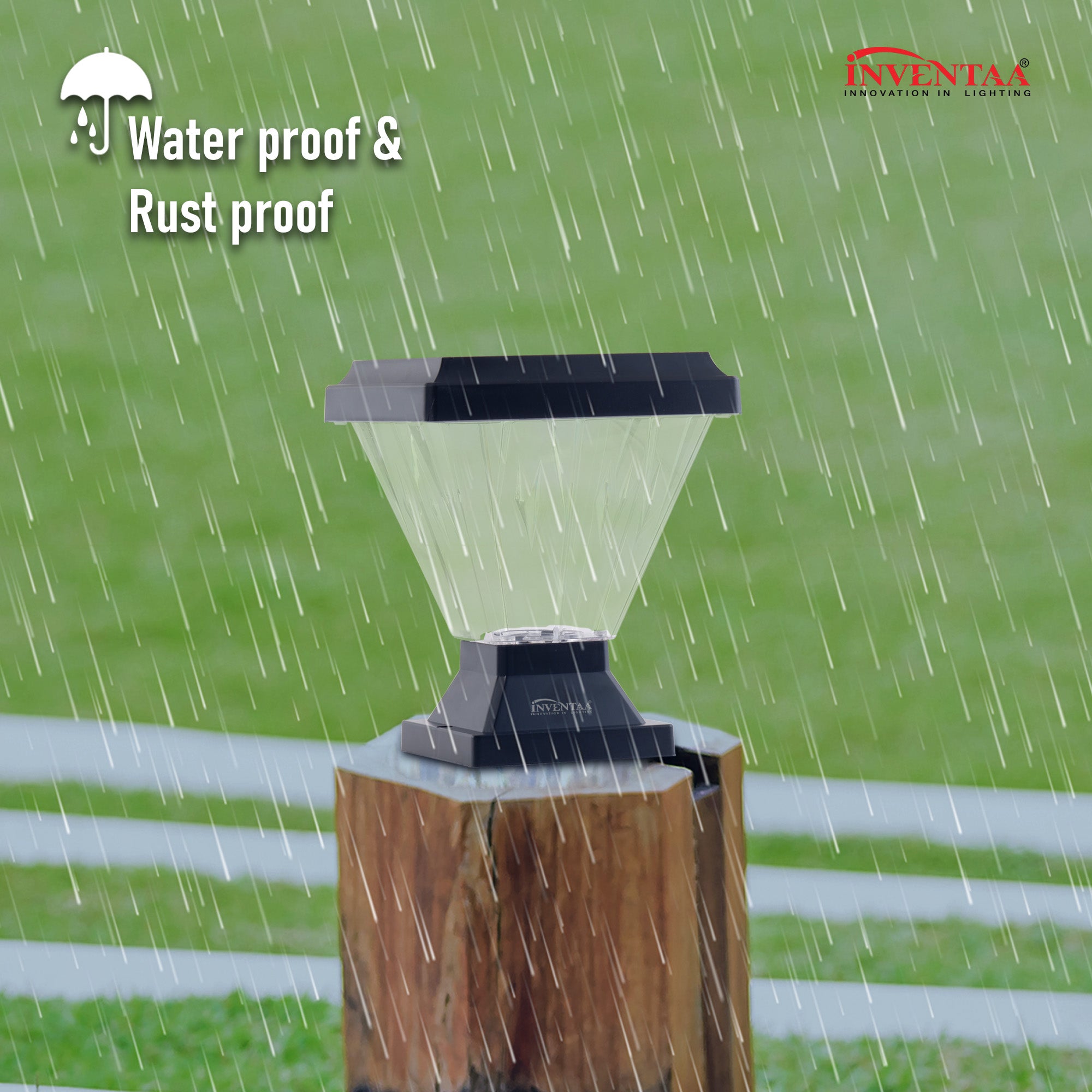 Inventaa Chiti Gate Light – Waterproof, Rustproof & UV protected