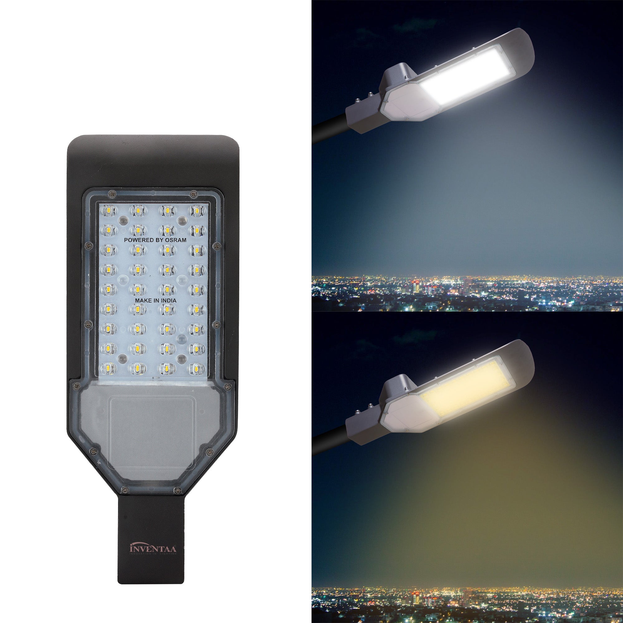 Cool and warm lighting comparison of Lexa 36W led path light #watts_36w