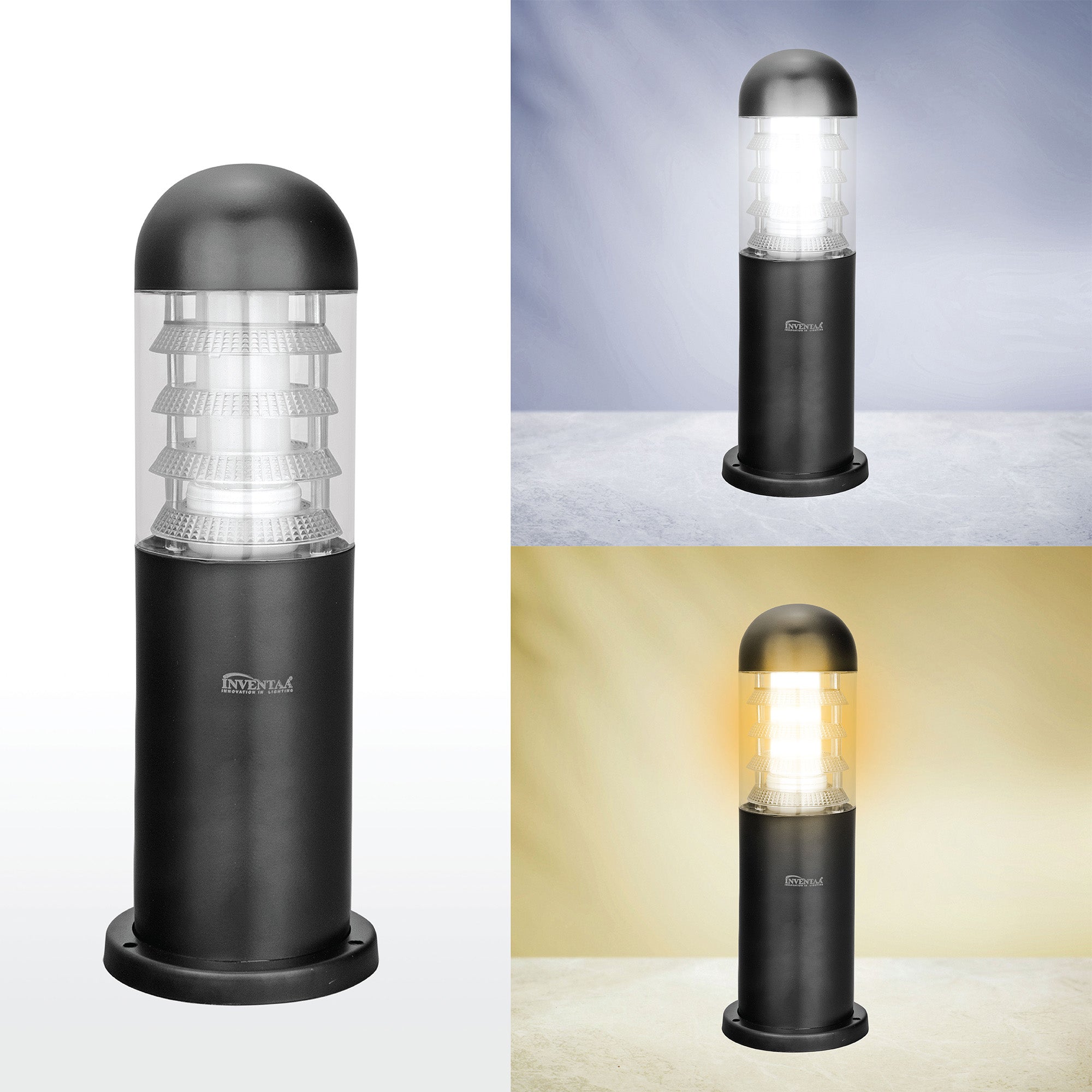 Cool and warm white lighting comparison of Electra 1.5 feet led garden light #size_1.5 feet