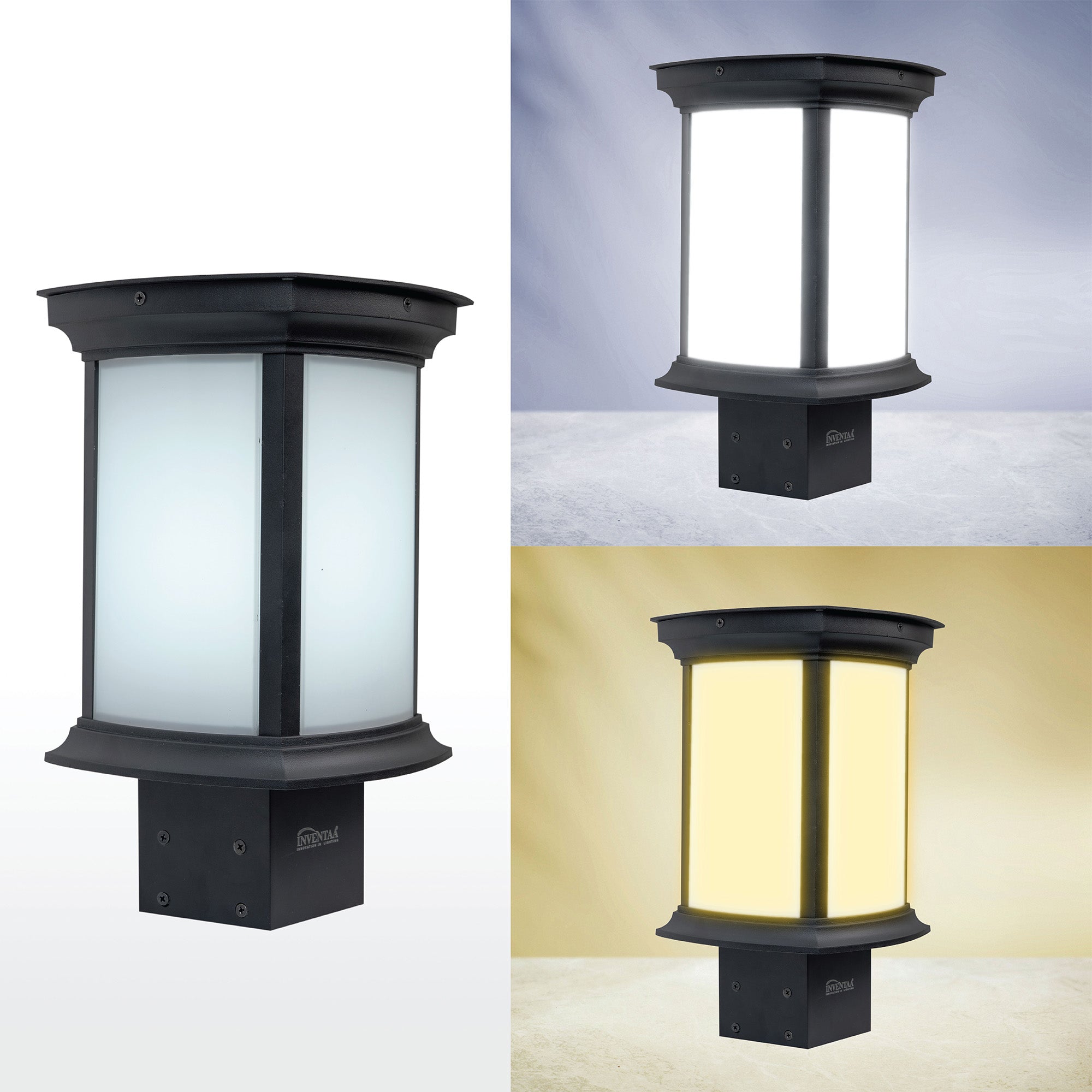 Cool Warm Comparison Of Athena White LED Gate Light | #color_white