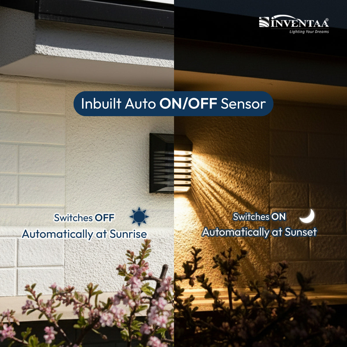Hana Solar Wall Lamp ? Bright LED Solar Wall Lantern for Outdoor Lighting