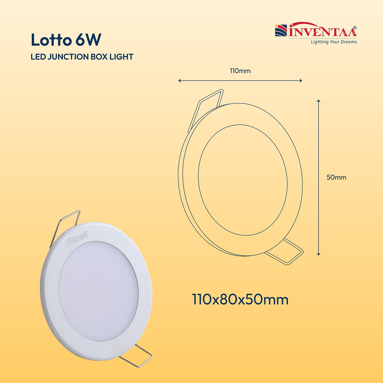 Lotto 6W LED Junction Light Fixture