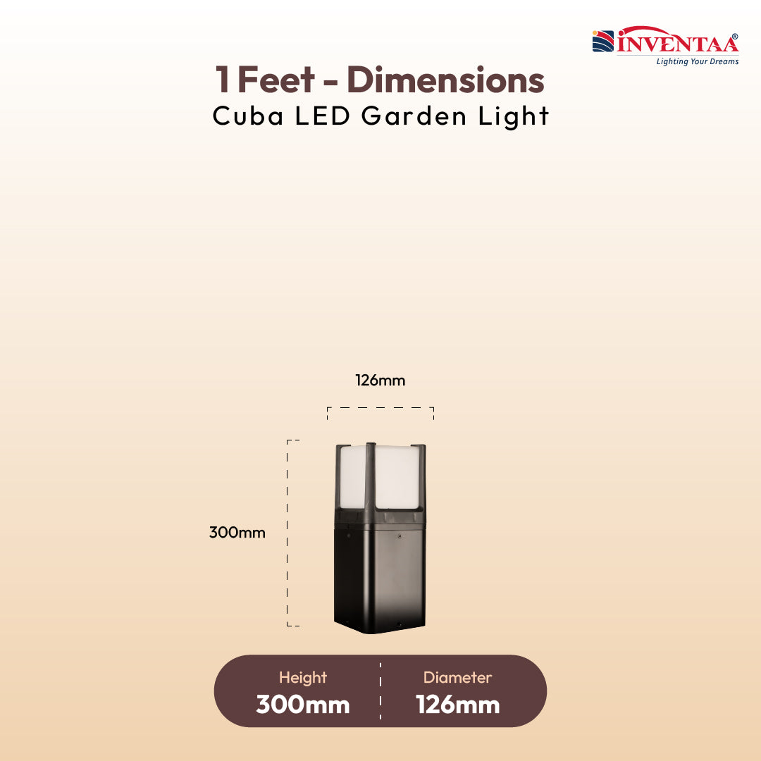 CUBA Garden LED Outdoor Bollard Light