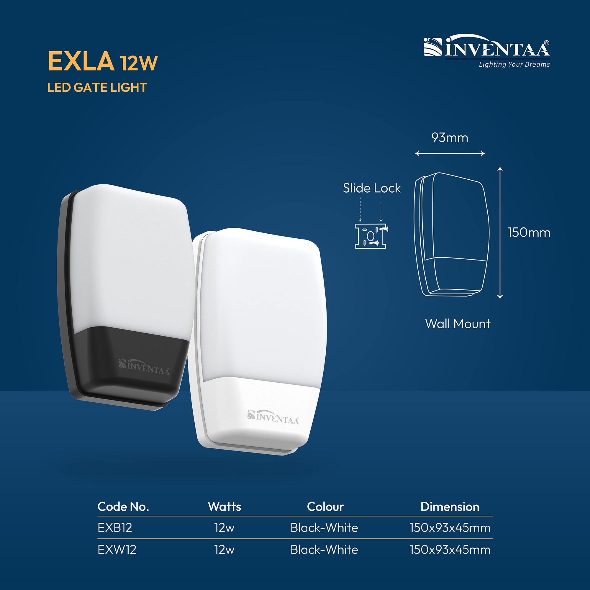 Exla Motion Sensor Bulkhead LED Light