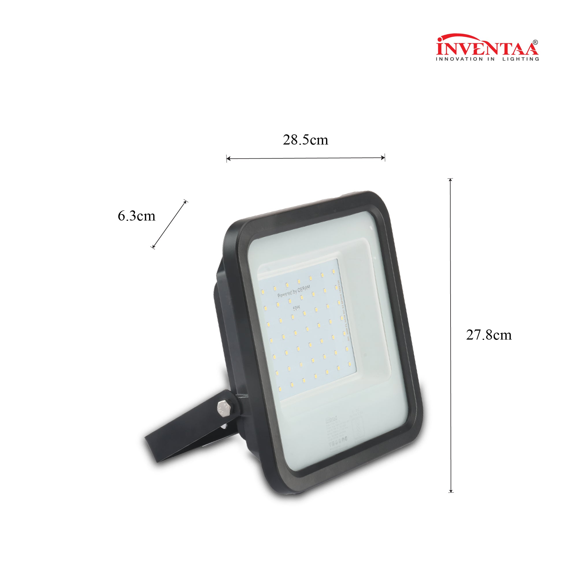 Dimension of Fabra 100W led focus light #watts_100w