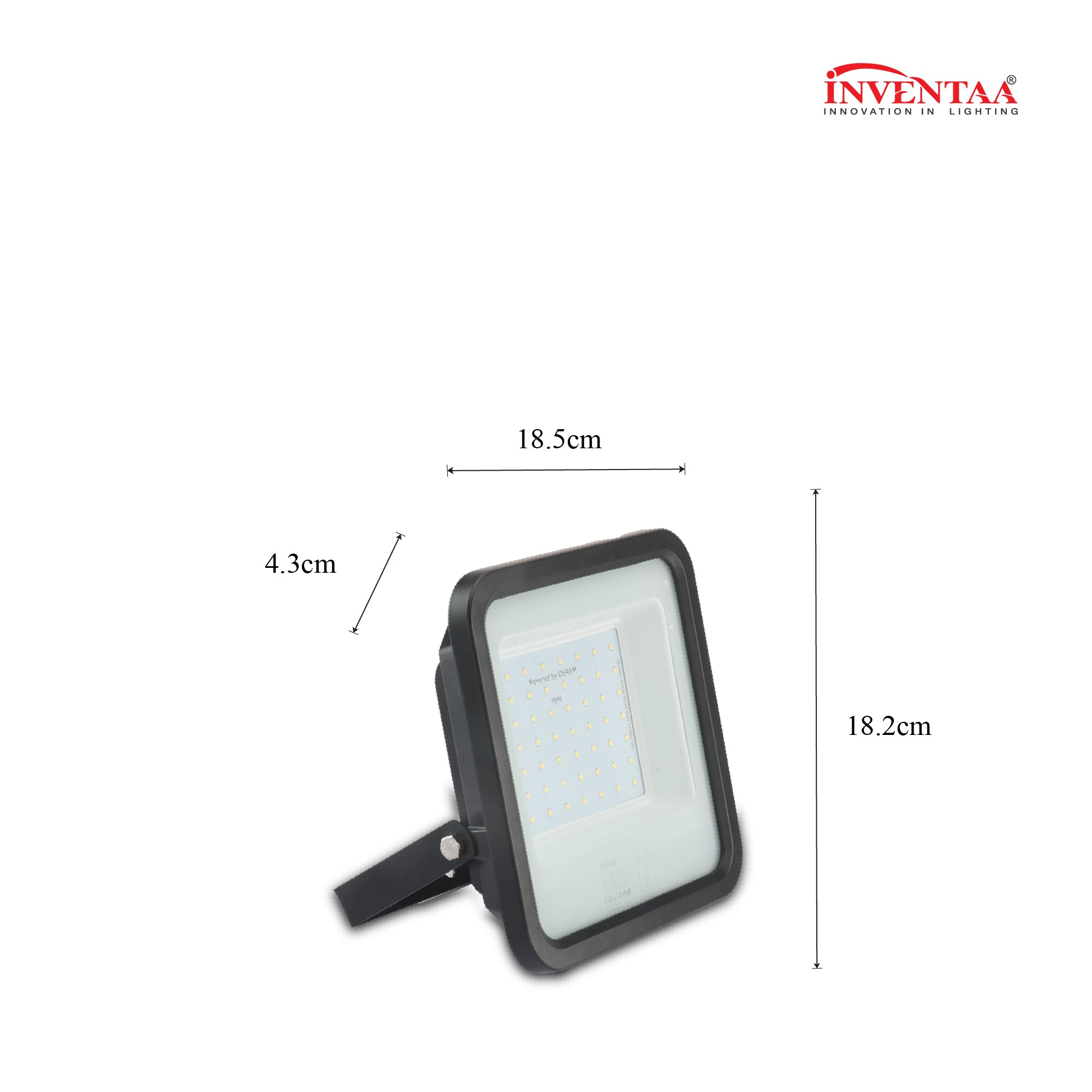 Dimension of Fabra 30W led flood focus light #watts_30w