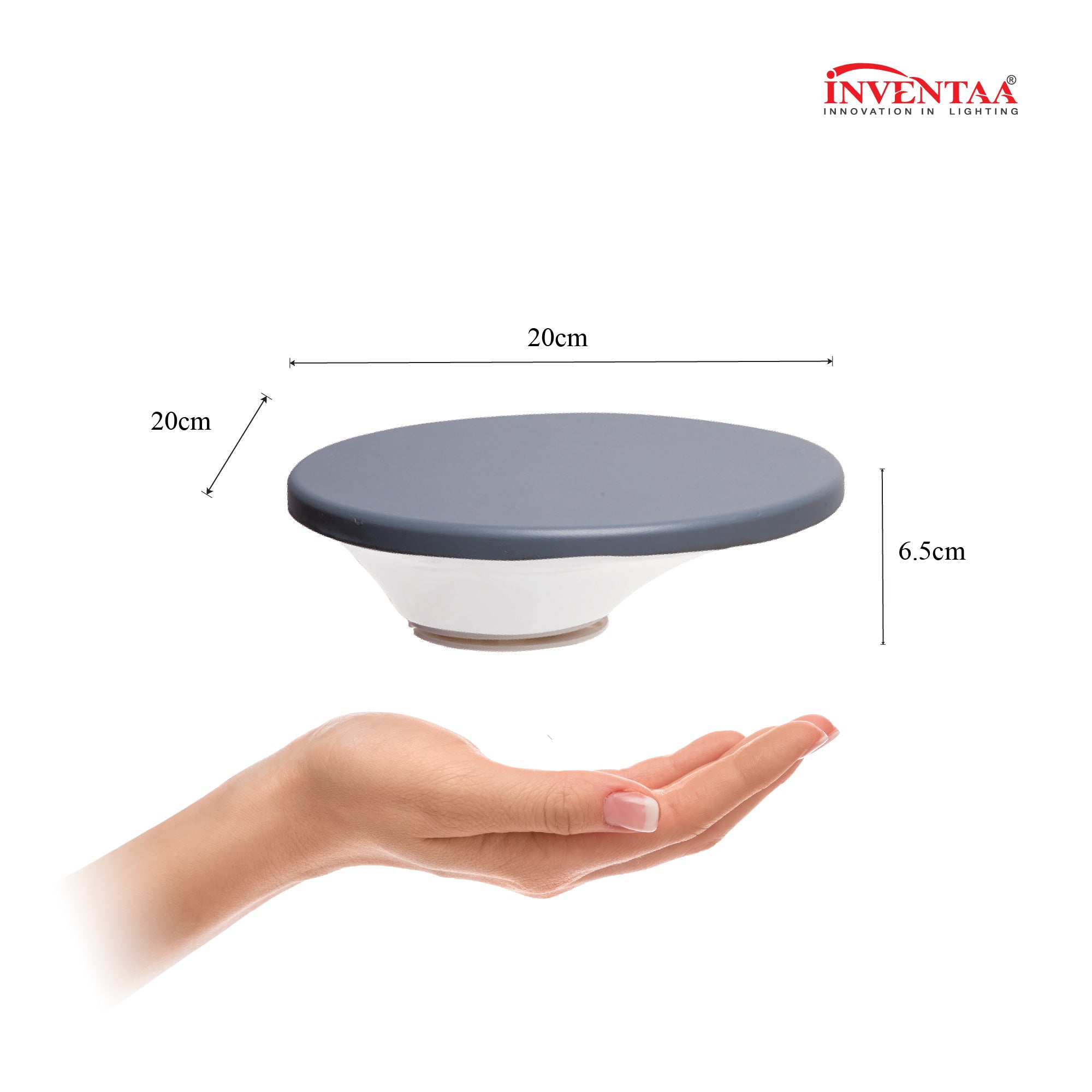 Dimension of Romy led wall light