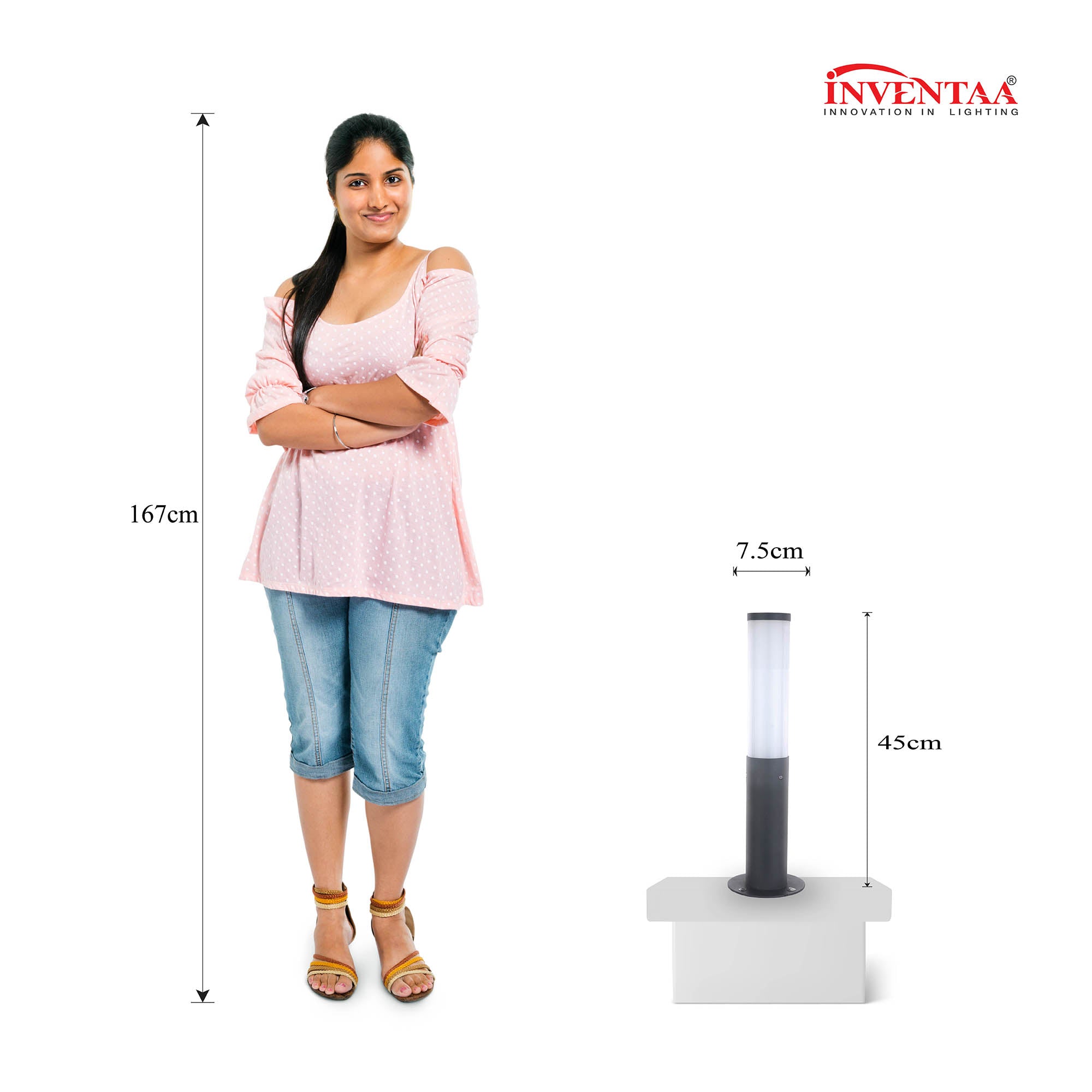 Reva LED Garden Bollard Outdoor Light