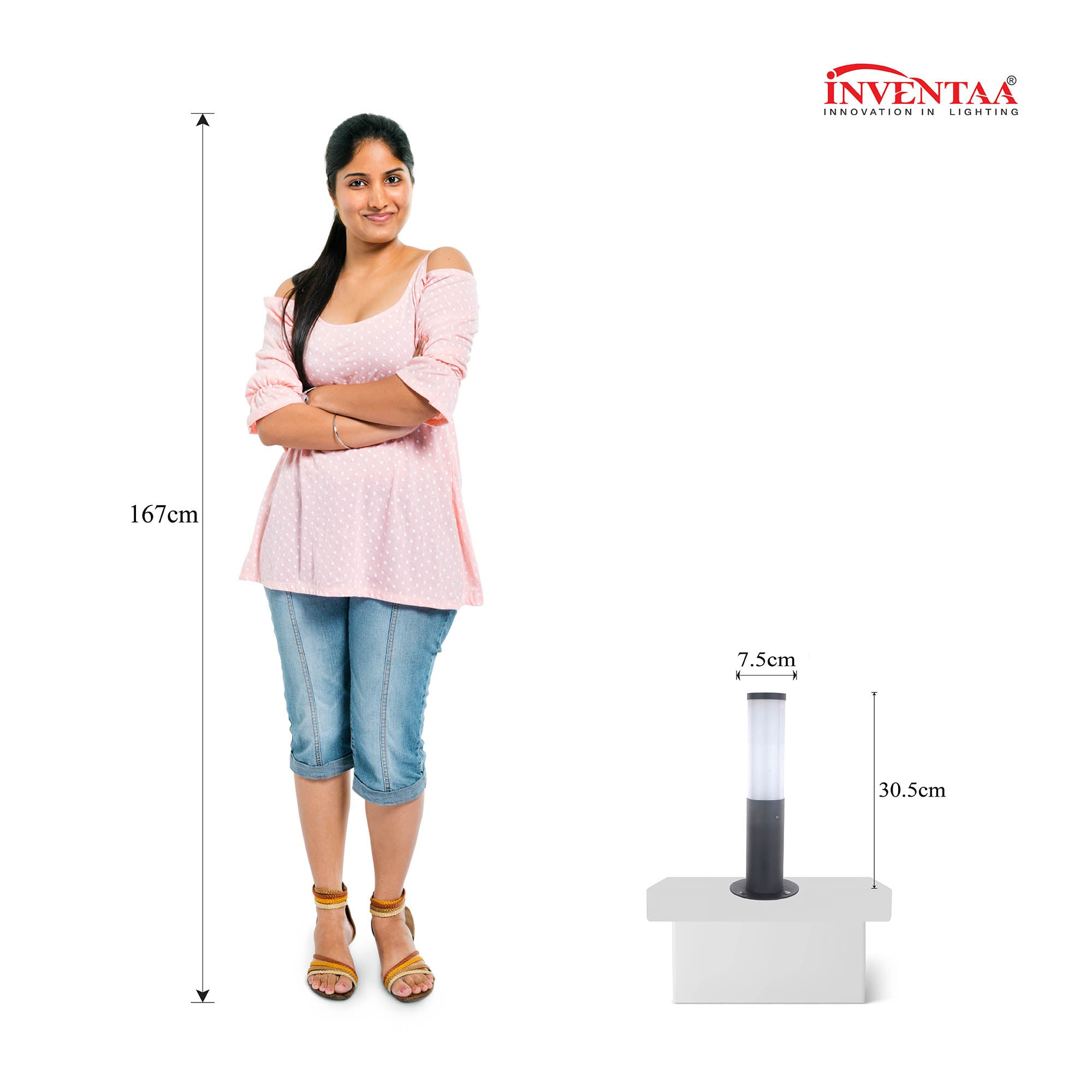 Reva LED Garden Bollard Outdoor Light