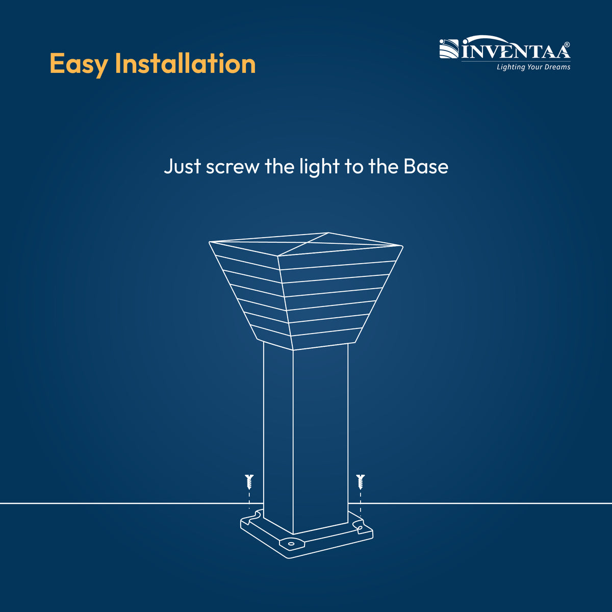 Bloom Solar LED Outdoor Bollard Light