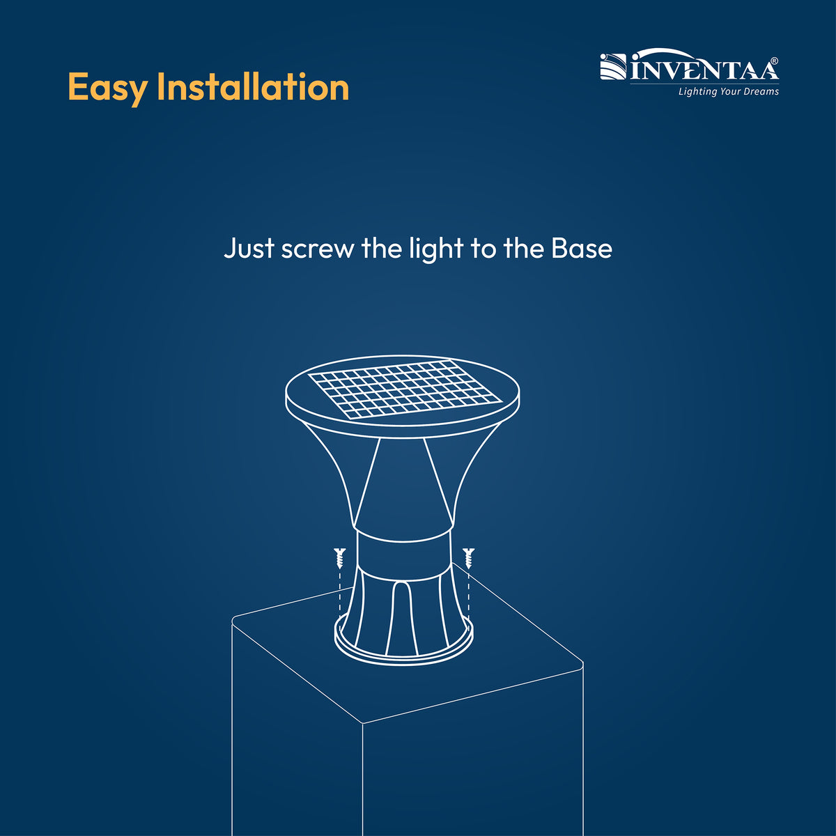 Pluto Solar Gate Light - Premium LED Solar Gate Lamps for Outdoor Pillars