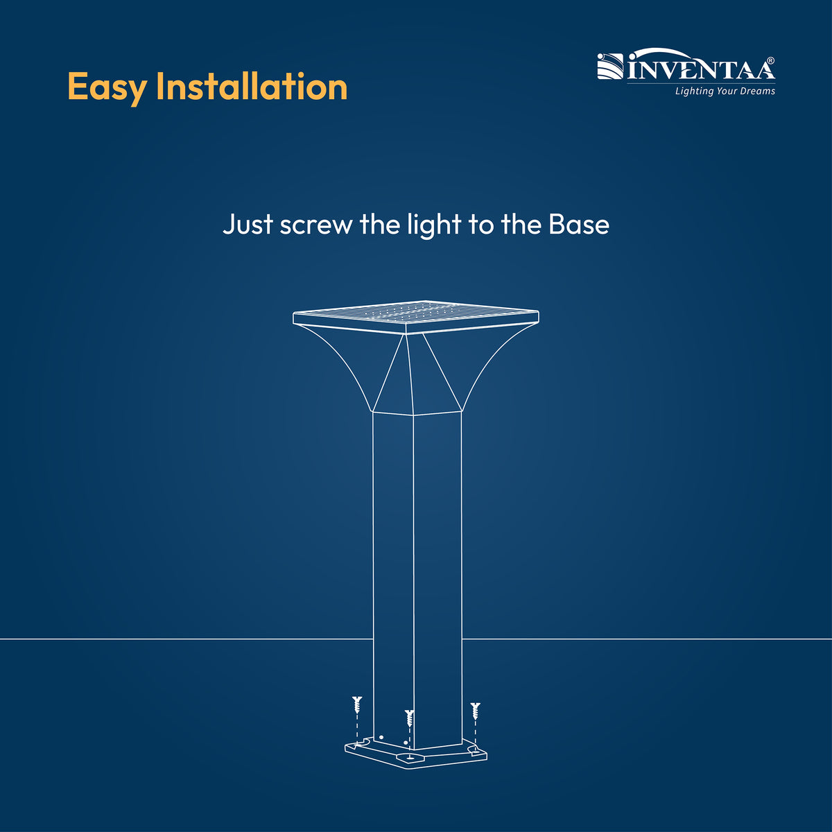 Bloom Solar LED Outdoor Bollard Light
