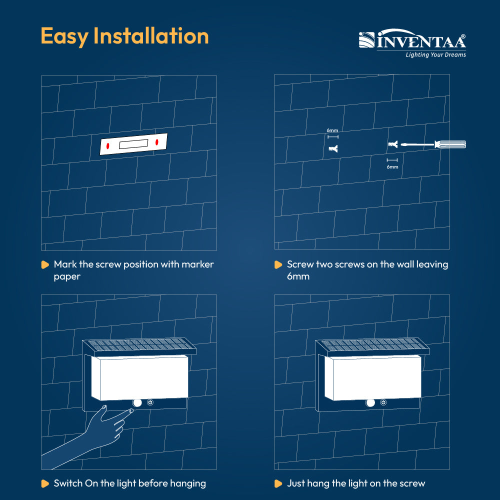Vita Outdoor Wall Lights Solar Powered ? Modern LED Solar Lamp Wall