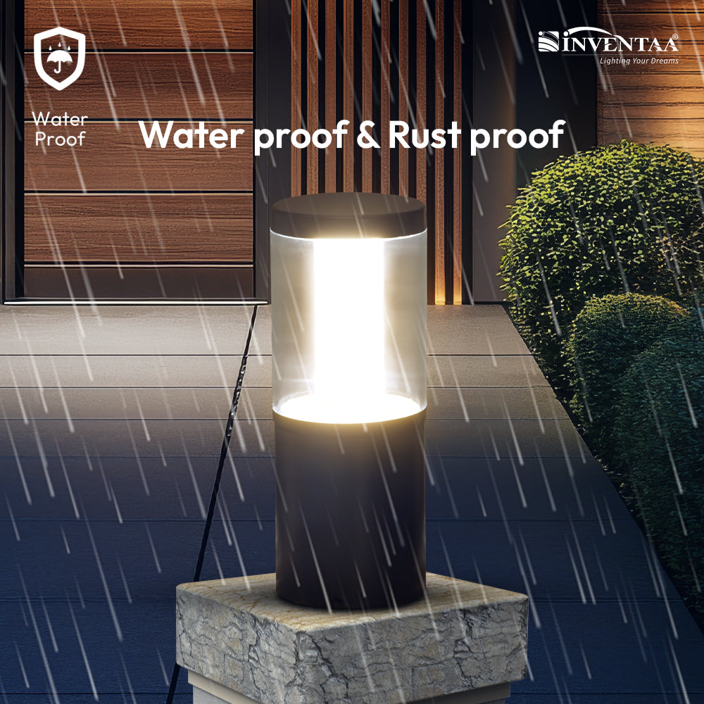 Electra Stem 15W LED Gate Light - Outdoor Garden Lighting