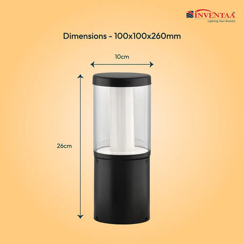 Electra 18W Outdoor Gate Light - Modern LED Front Gate Lamp