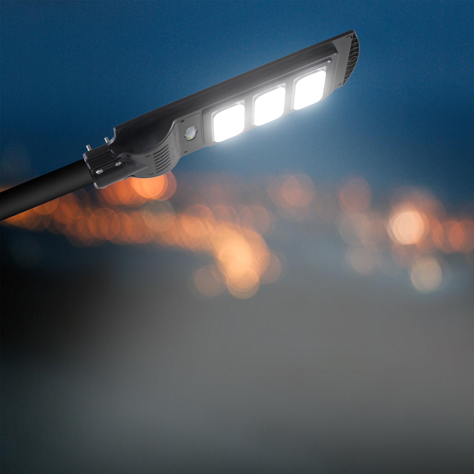 Erato 60W led solar street light emitting cool white glow #power_60w
