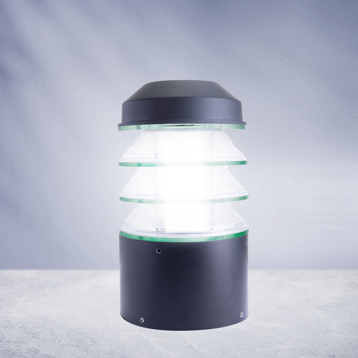 Estela 12W Ice Cube Post Top LED Gate Lamp Light