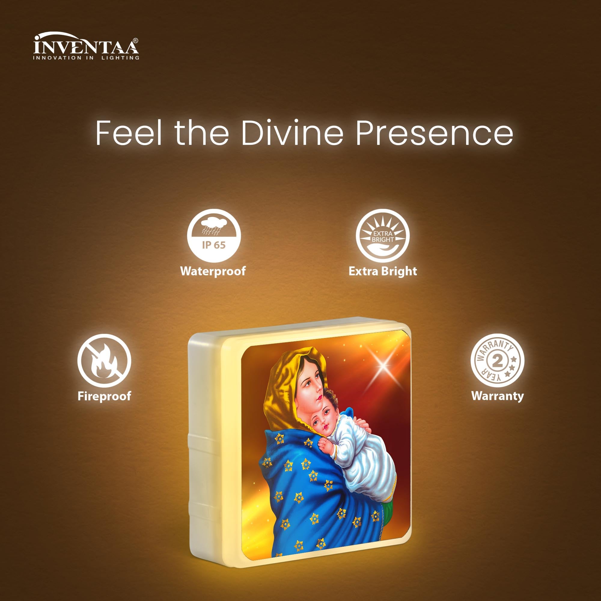 Features Of Mery Matha Divine LED Wall Light