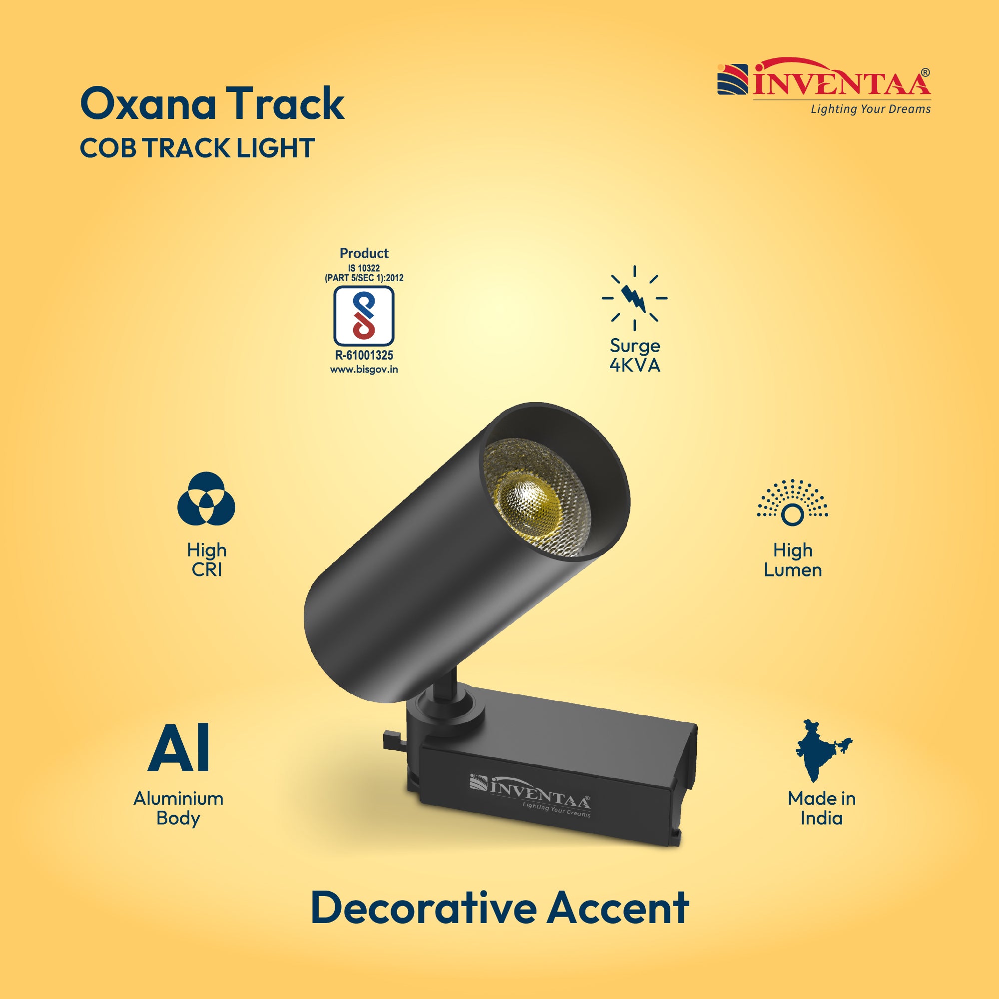 Features Of Oxana Track COB Track Light