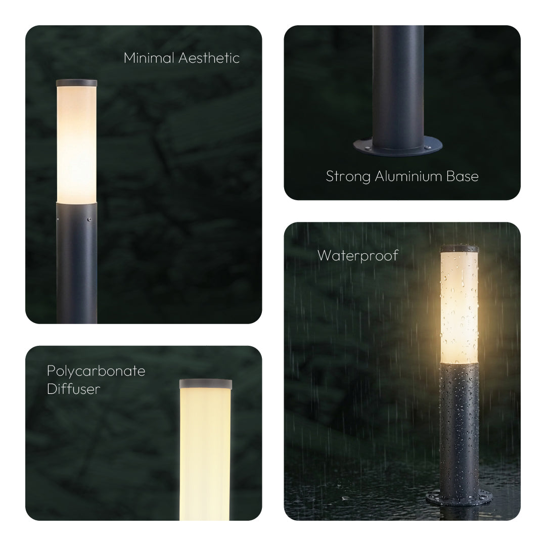 Reva LED Garden Bollard Outdoor Light