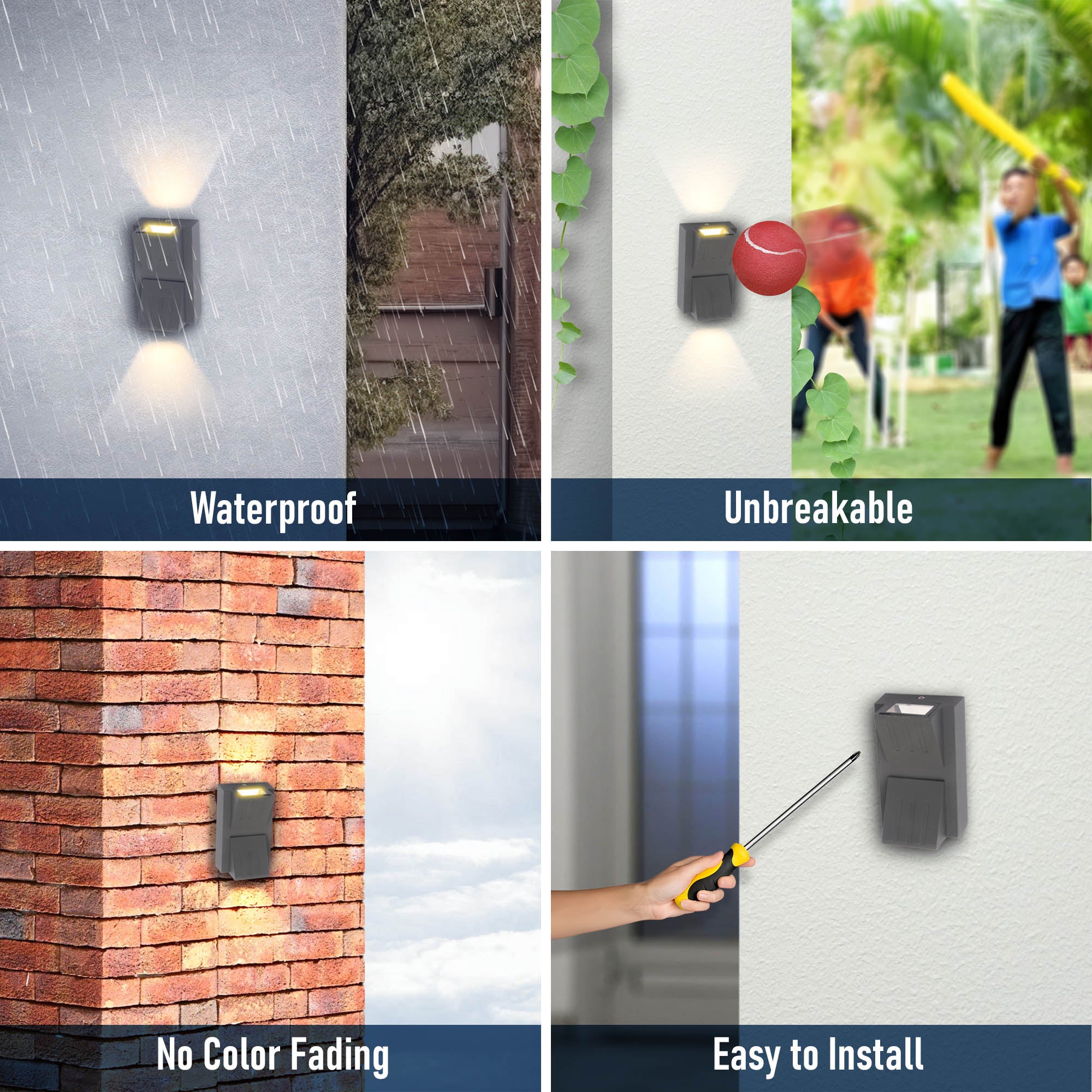 Features of Reina two way up and down wall light #type_2 way
