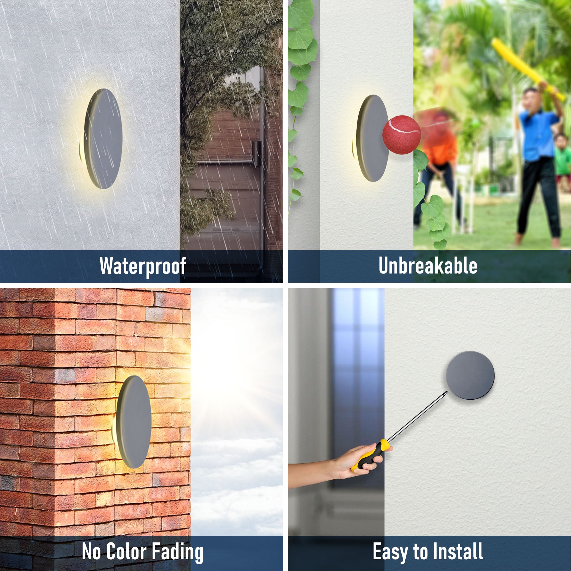 Features of Romy led wall light