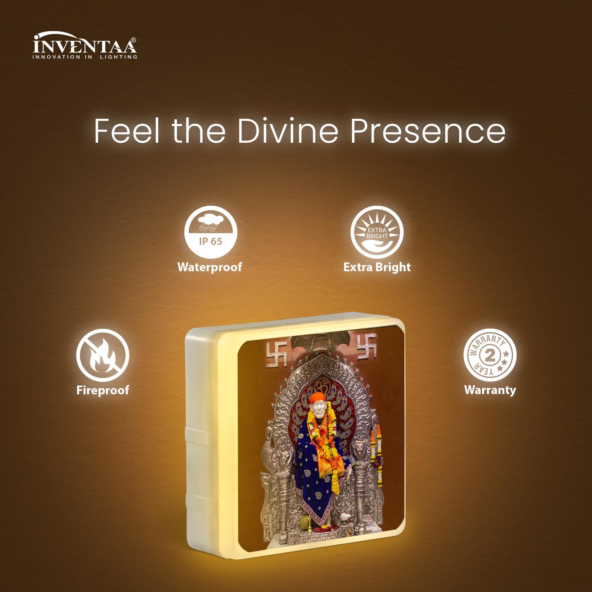 Sai Baba 6W LED Divine Light Fixture