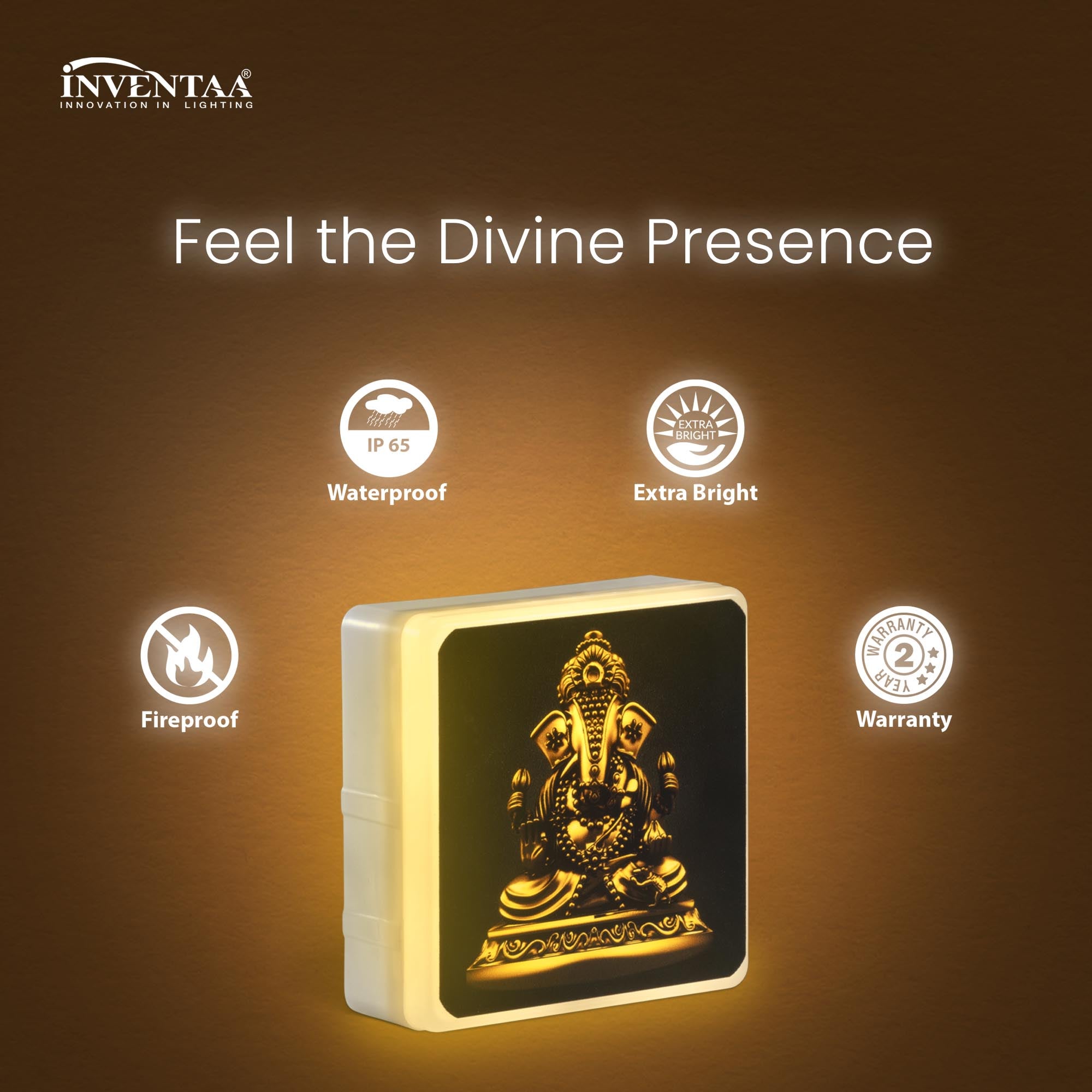 Features Of Lord Vinayagar Divine LED Wall Light