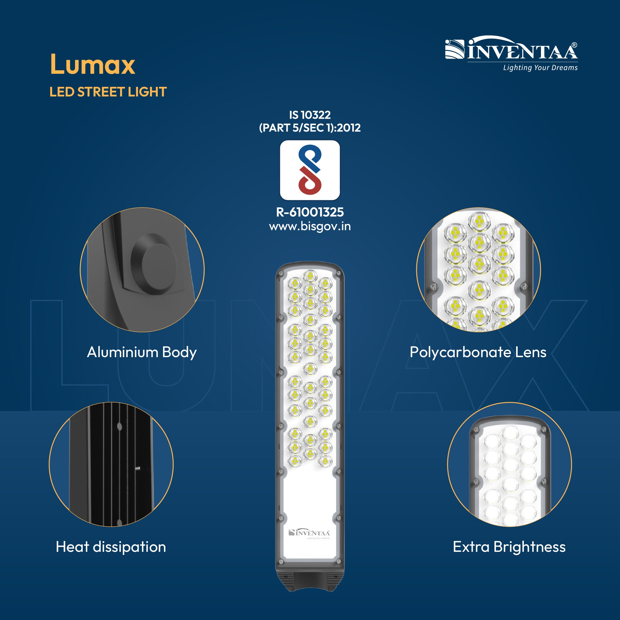 Lumax Lens Led Street Light