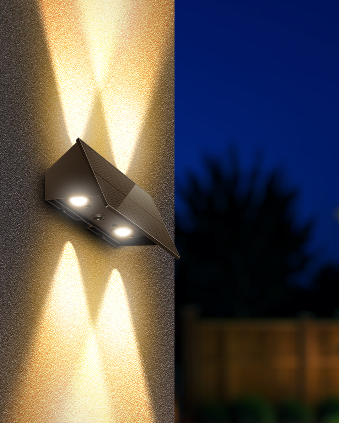 Figo Solar Wall Light – LED Solar Light on Wall
