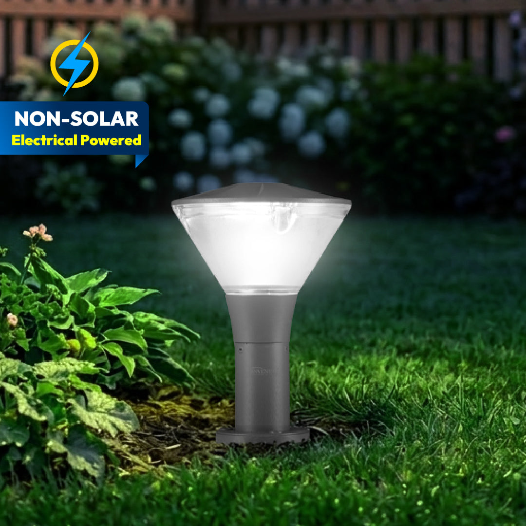 Yash 3 in 1 LED Bollard Light - INVENTAA Garden Lights