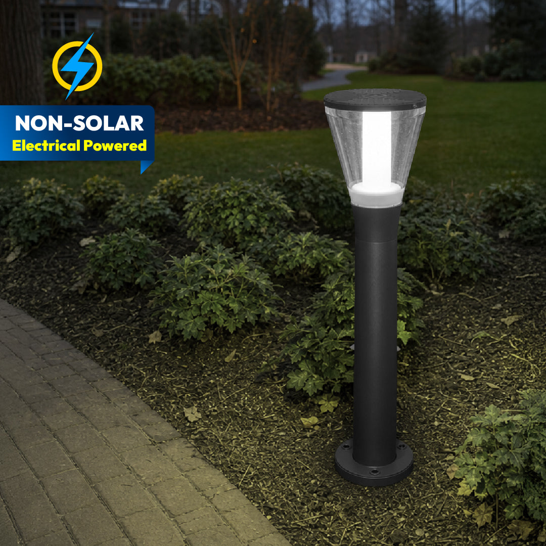 Olivia Stem 3 in 1 LED Bollard Light - INVENTAA Garden Lights