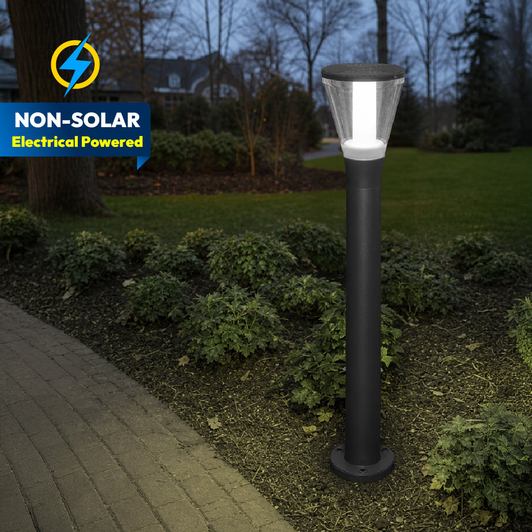 Olivia Stem 3 in 1 LED Bollard Light - INVENTAA Garden Lights