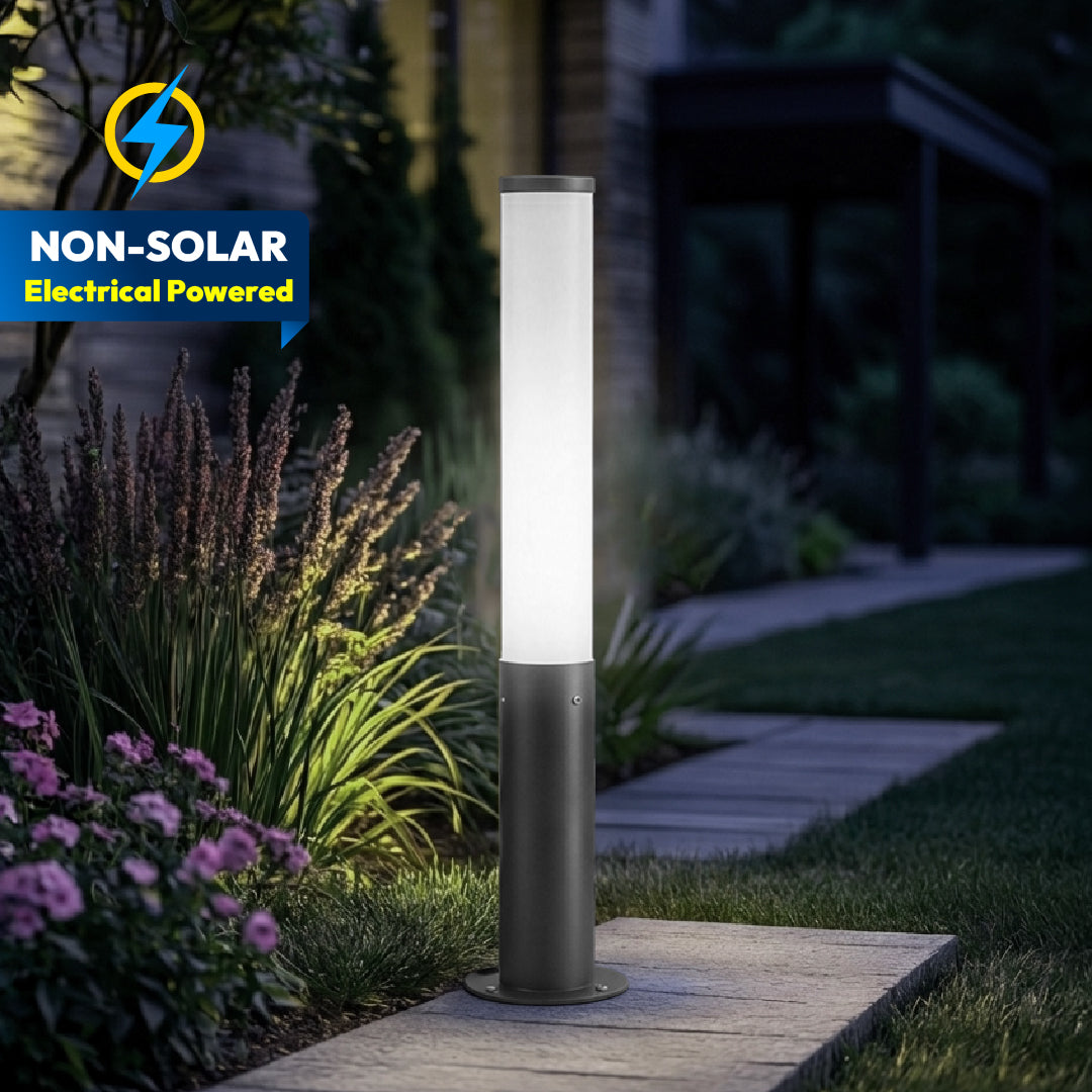 Reva LED Garden Bollard Outdoor Light ? Waterproof Aluminium Bollard Lights