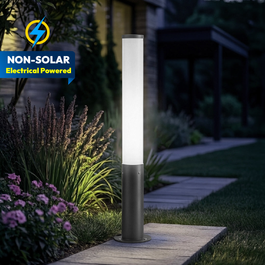 Reva LED Garden Bollard Outdoor Light ? Waterproof Aluminium Bollard Lights