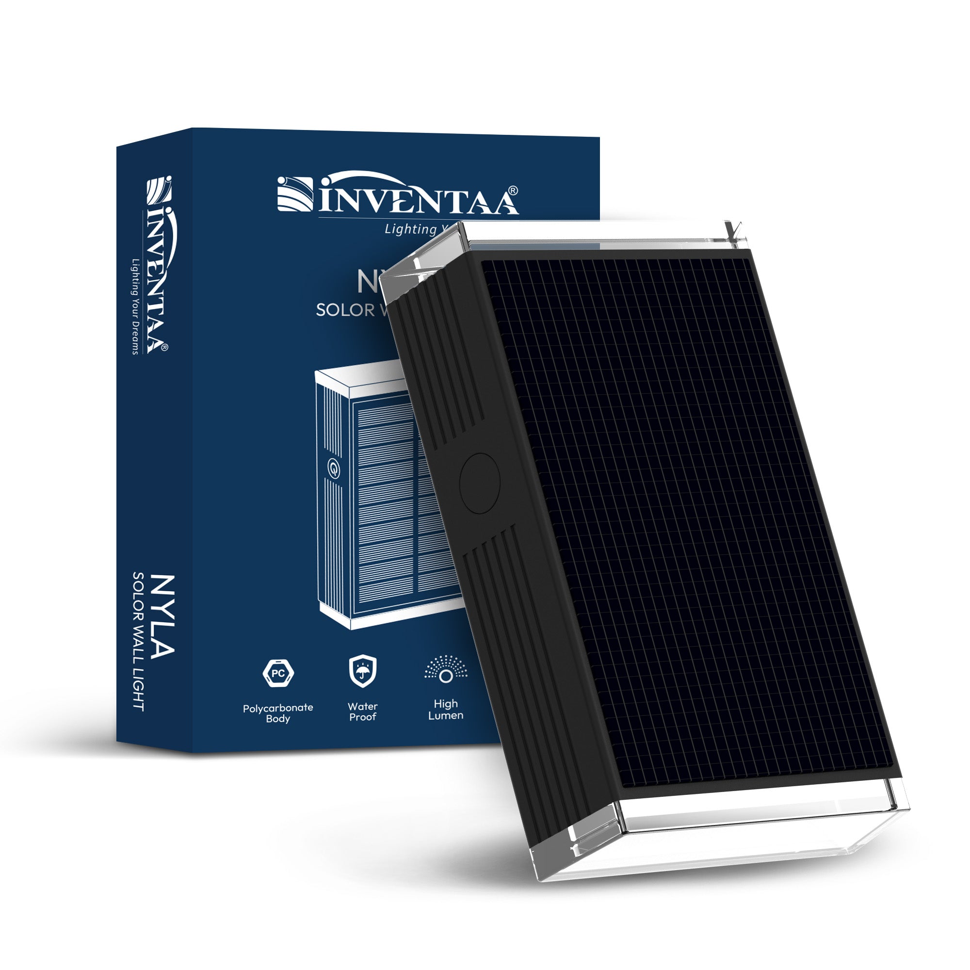 Nyla Solar LED Outdoor Wall Light