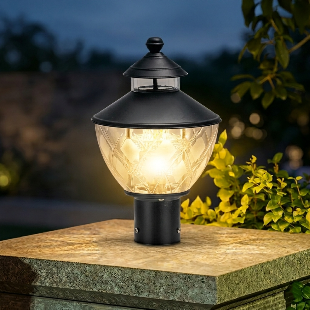 Kitty Compound Lights - Gate Post Lanterns