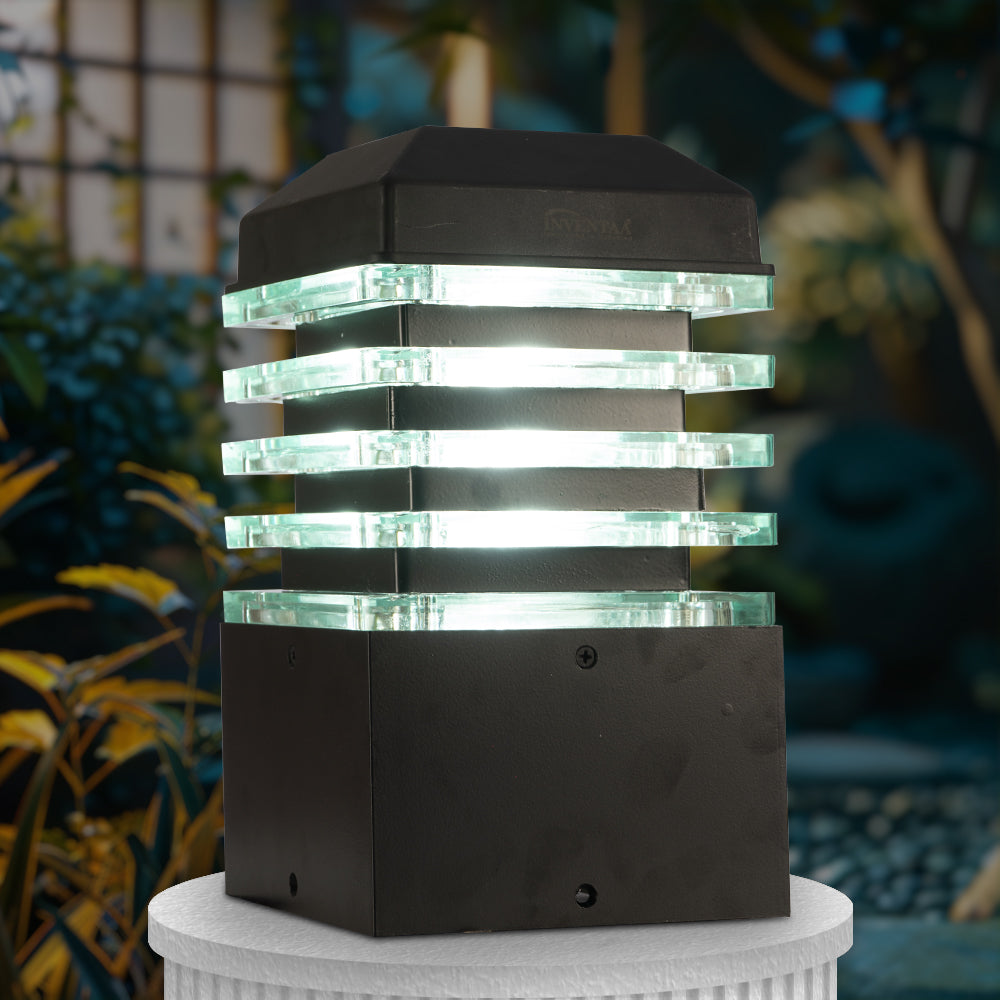 LED gate light design with modern front door lamp for stylish light entrance