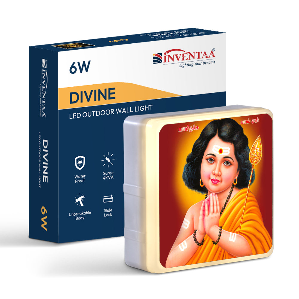 Bala Murugan 6W LED Divine Light Fixture